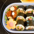 ameba's cooksnap of when they made 失敗しない！お花型の卵焼き.