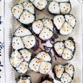 カナｷｬﾝ's cooksnap of when they made ハロウィン！簡単オバケの飾り巻き 寿司.