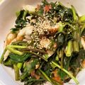 のっぺりーに's cooksnap of when they made #スピード調理#空芯菜と竹輪の#梅肉和え.