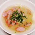 ハスカップジャム's cooksnap of when they made 大根とウインナーのあったか生姜スープ♪.