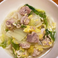 ぶみか's cooksnap of when they made 簡単5分♡ふんわり卵の鶏塩煮込みうどん.