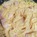 ♥☆モコモコ☆♥'s cooksnap of when they made フライパンひとつ簡単パスタ カルボナーラ.