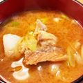 レーナmama's cooksnap of when they made 簡単！銀鮭のあら汁（お味噌汁）.