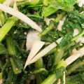 shyoko's cooksnap of when they made 間引き大根のナムル.