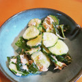ひがも☆'s cooksnap of when they made 【簡単】きゅうりとわかめのツナマヨ和え.