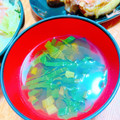 プー♡'s cooksnap of when they made 小松菜とワカメの和風スープ.