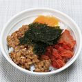 ほか弁ママ's cooksnap of when they made 簡単ごはん♪キムチ納豆丼♪.