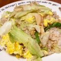 tomo_rico's cooksnap of when they made 春キャベツを使って✿春色焼き飯✿.