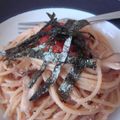 ほかはhyako's cooksnap of when they made みさきの舞茸ダイエット！明太パスタ.