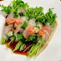 ルぴあ's cooksnap of when they made 花が咲いたガーデンみたいな豆苗の肉巻き.
