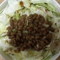 かおり♡♡♡'s cooksnap of when they made ダイエットに☆千切りキャベツの納豆サラダ.