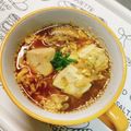 tonmyee's cooksnap of when they made 豆腐と海苔の佃煮の優しいスープ☆.