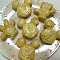 hotarukko's cooksnap of when they made ＼離乳食 おやつ／ さつまいも蒸しパン.