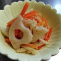 まゆみきママ's cooksnap of when they made お弁当簡単ピリ辛！れんこんきんぴらごぼう.