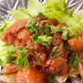 クックG1CG0C☆'s cooksnap of when they made 大葉とゴマ油でマグロの漬け♡簡単丼にも！.