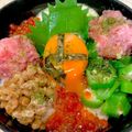 あい♪らんど's cooksnap of when they made ✿ばくだん丼✿.