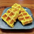 YCHキッチン's cooksnap of when they made ☆ハロウィンに…かぼちゃワッフル☆.