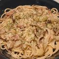 ミロにゃん's cooksnap of when they made 簡単☆ベーコンとキノコのクリームパスタ.