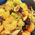 mufuron's cooksnap of when they made エビと茄子のスイートチリマヨソース！.