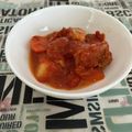 Yusena's cooksnap of when they made 圧力鍋で☆豚モモ肉のトマト煮込み.