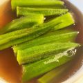 さちぶた♪'s cooksnap of when they made やみつき！オクラの煮びたし.