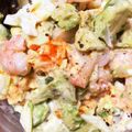 木漏れ日の台所's cooksnap of when they made 簡単 ゆで卵とエビとアボカドサラダ.