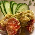 mizuponksk's cooksnap of when they made アボカド・トマト・クリチの味噌和えサラダ.
