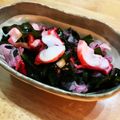 みのりっくす's cooksnap of when they made ✽定番副菜♡たこと胡瓜とわかめの酢の物.