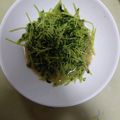 moniqro555's cooksnap of when they made 豆苗のナムル.