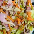 パピヨンさん's cooksnap of when they made ベーコンとキャベツしめじの野菜炒め.
