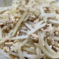 amileamila's cooksnap of when they made 高タンパク低カロリー　鶏ひき肉もやし煮.