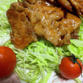amileamila's cooksnap of when they made 豚ロース薄切りで「しょうが焼き」.
