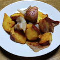 和☆2049's cooksnap of when they made とまらない♪豚バラとさつま芋のポン酢炒め.