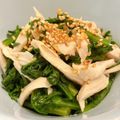 クックLDX6TD☆'s cooksnap of when they made 春菊とむね肉のポン酢和え.