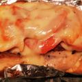 ぽんちち2003's cooksnap of when they made ■オーブン料理♪チキンのトマトチーズ焼き.