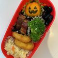 ハッピーマンデー62's cooksnap of when they made ハロウィンキャラ弁＊ジャックオーランタン.
