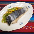バカリャウ's cooksnap of when they made さわらと春キャベツの醤油バター蒸し.