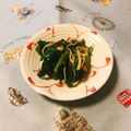 yesmama's cooksnap of when they made 簡単♪にらとえのきの胡麻和え＋海苔☆.