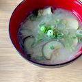 chii198's cooksnap of when they made なすとみょうがのお味噌汁.