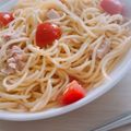 れん❁'s cooksnap of when they made 夏の休日ランチにトマトとツナの冷製パスタ.