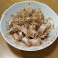 たちんぺ's cooksnap of when they made ３０秒☆お弁当に魚二マヨカツオ風味♡.