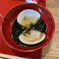 yabuyuki's cooksnap of when they made はまぐりと海苔のお吸い物.