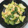 toumi's cooksnap of when they made 簡単♪チンゲン菜と玉子のオイスター炒め.