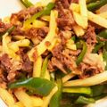 あいまきちゃん's cooksnap of when they made 超簡単！本格青椒肉絲(チンジャオロース).