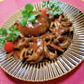 辰夫女子's cooksnap of when they made きのこたっぷり秋の煮込みハンバーグ♪.