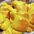 クック5CLUS8☆'s cooksnap of when they made ふわふわ♡かぼちゃのロールパン.
