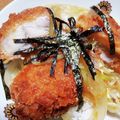 ⭐とっくん⭐'s cooksnap of when they made アジフライの卵とじ丼♪.