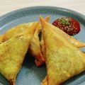 まっけぃ's cooksnap of when they made サモサ（カレー味じゃがいもの三角春巻き）.