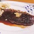 ☆★☆はなこ☆★☆'s cooksnap of when they made ステーキ、フォアグラに！バルサミコソース.