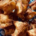 しょしんしゃA's cooksnap of when they made ワンタンの皮で作るインド料理♪サモサ.